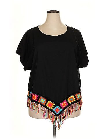 Shein Curve Short Sleeve Blouse (view 1)