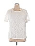 BFA Classics 100% Nylon Ivory Short Sleeve Blouse Size XL - photo 1