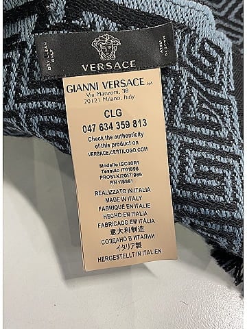 Versace Wool Scarf (view 2)