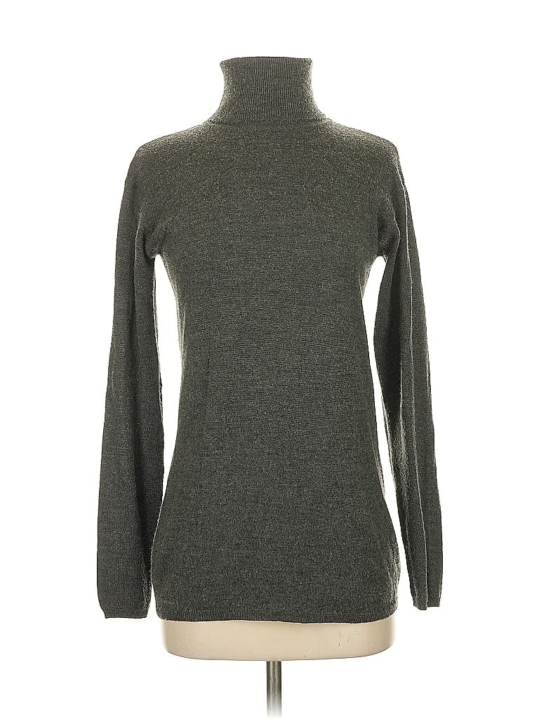Pre-owned Calvin Klein Turtleneck Sweater In Gray