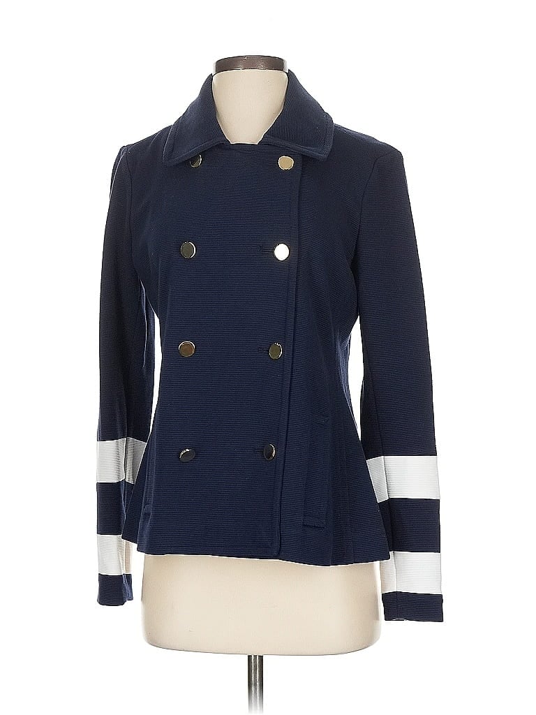 Pre-owned Crown & Ivy Coat In Blue