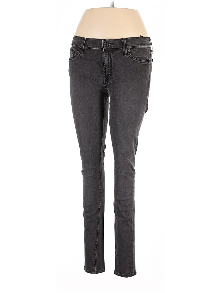 Pre-owned 7 For All Mankind Jeans In Gray