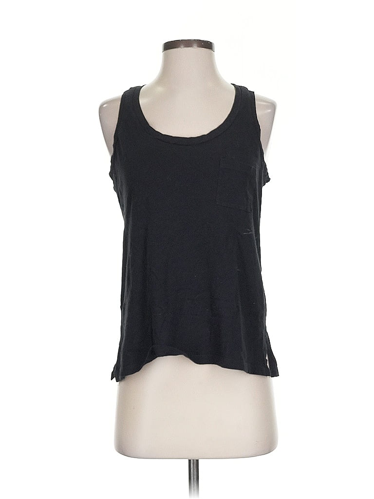 Pre-owned Madewell Tank Top Black Halter Neckline Tops