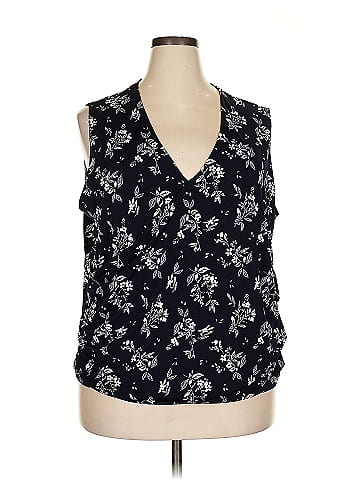 Violets & Roses Sleeveless Blouse (view 1)