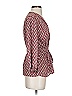Max Studio 100% Polyester Burgundy 3/4 Sleeve Blouse Size XS - photo 4