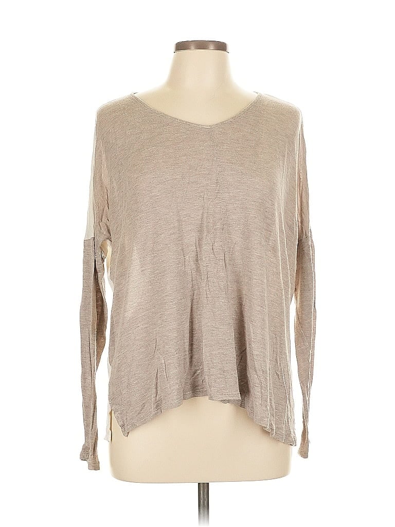 Pre-owned Ann Taylor Loft Outlet Pullover Sweater In Brown