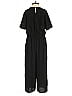 A New Day 100% Polyester Solid Black Jumpsuit Size S - photo 2