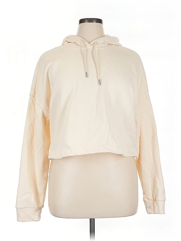 Pre-owned Unbranded Pullover Hoodie In White