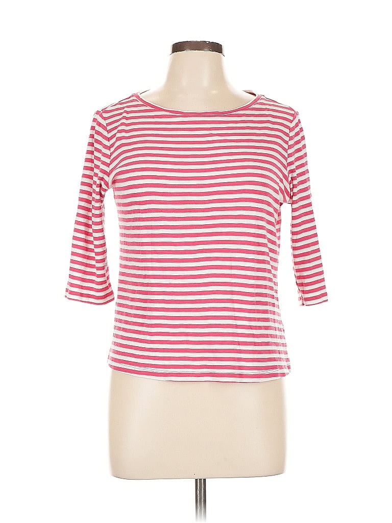 Pre-owned Nzt By Nic+zoe 3/4 Sleeve T-shirt In Red