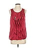 Adiva 100% Polyester Red Sleeveless Blouse Size S - photo 1