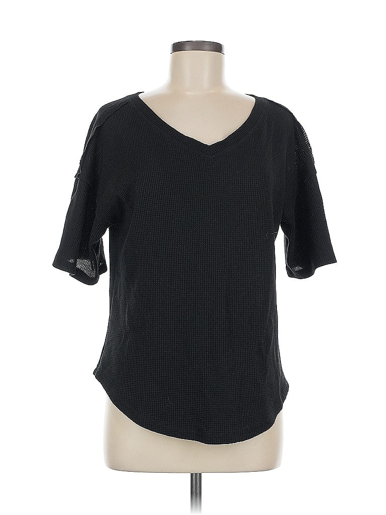 Pre-owned Unbranded Short Sleeve T-shirt In Black