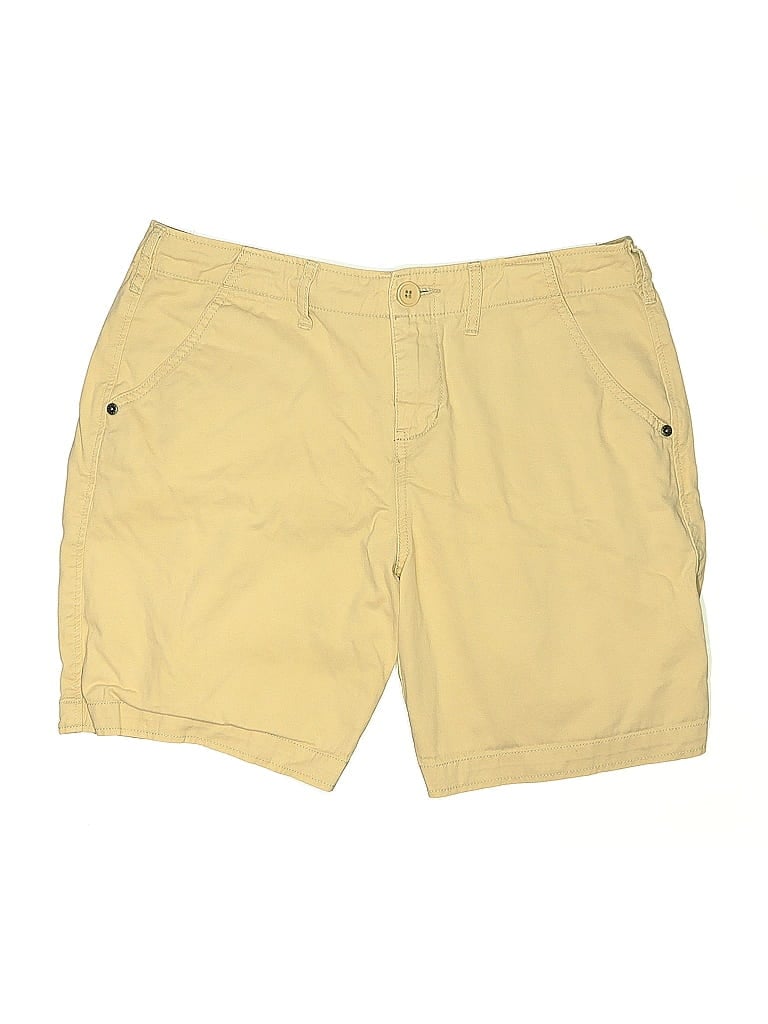 Pre-owned Venus Khaki Shorts In Yellow