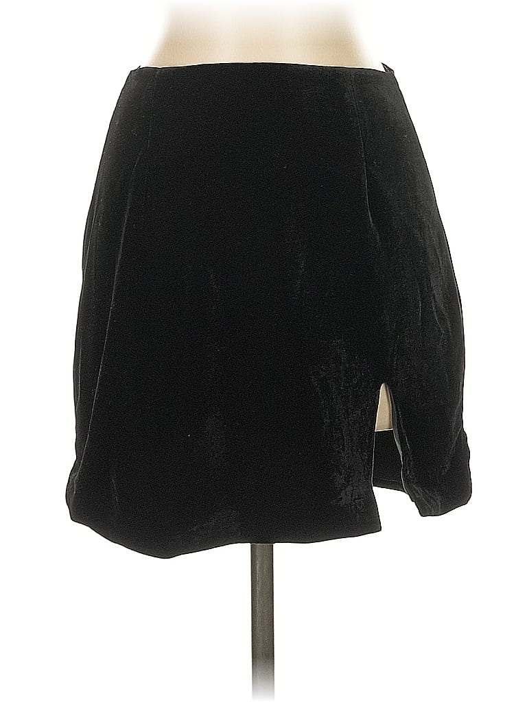 Rumored Faux Leather Skirt In Black