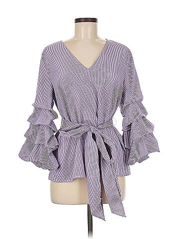 Sunday in Brooklyn 3/4 Sleeve Blouse (view 1)