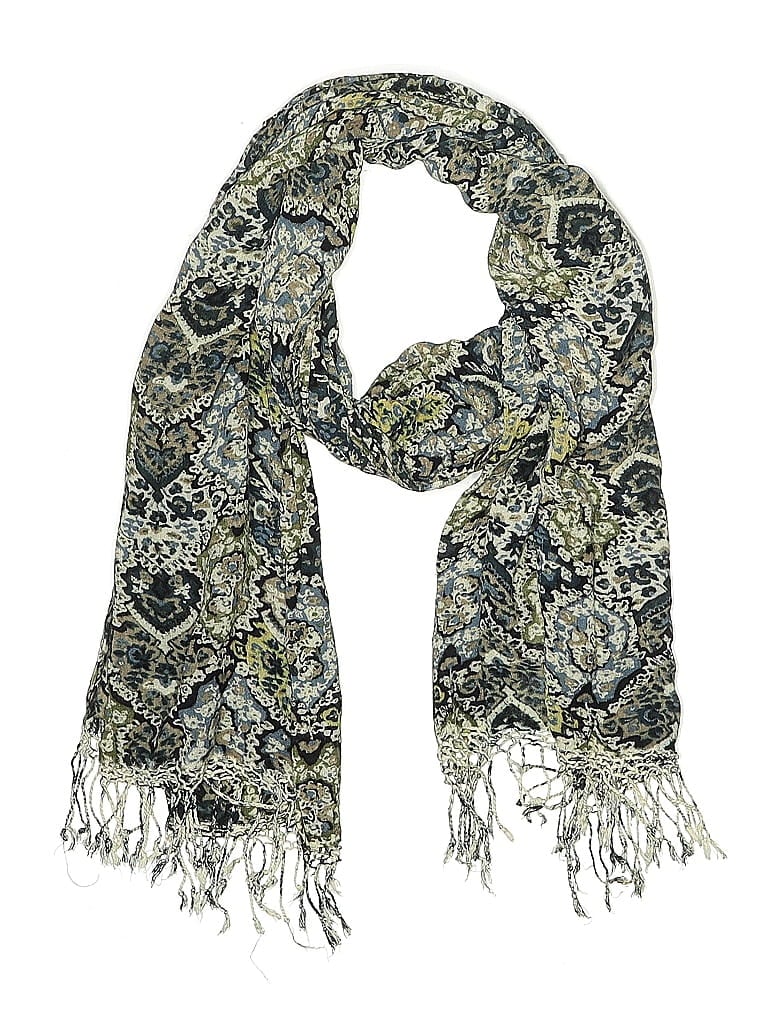 Pre-owned Unbranded Scarf In Green