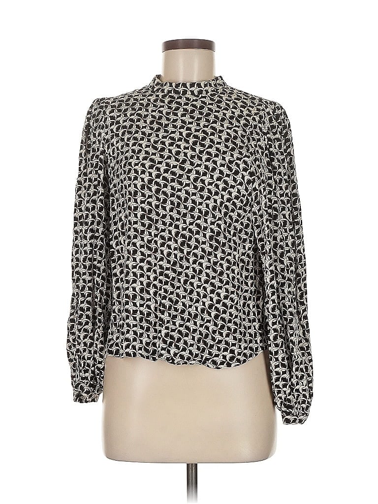 Pre-owned Los Angeles Atelier & Other Stories Long Sleeve Blouse In Black