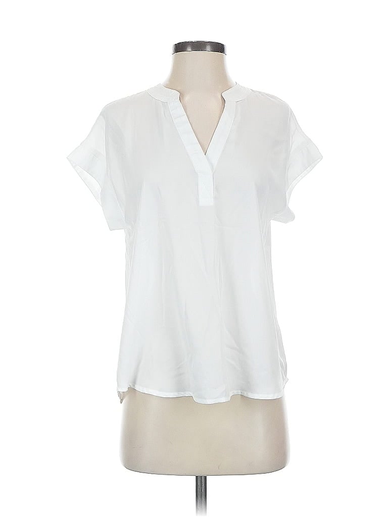 SOHO Pre-owned Short Sleeve Blouse In White
