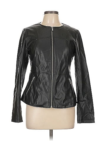 Zara Faux Leather Jacket (view 1)