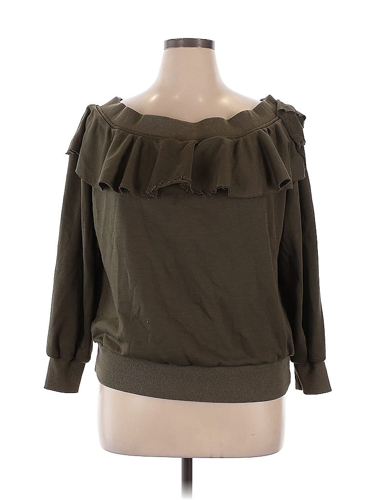 Pre-owned Fashion Nova Sweatshirt In Brown