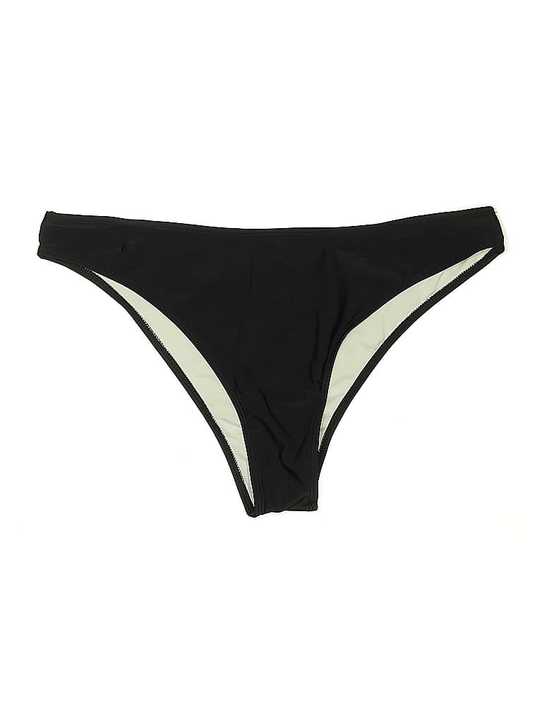Pre-owned Shein Curve Swimsuit Bottoms In Black