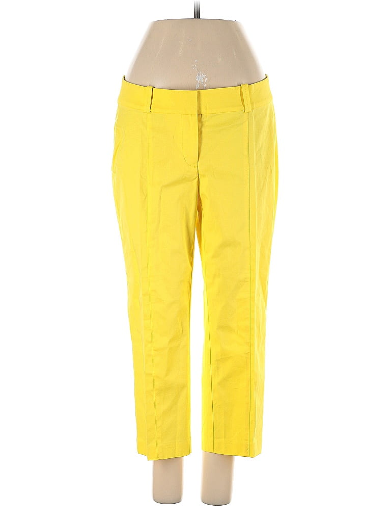 Pre-owned Ann Taylor Casual Pants In Yellow