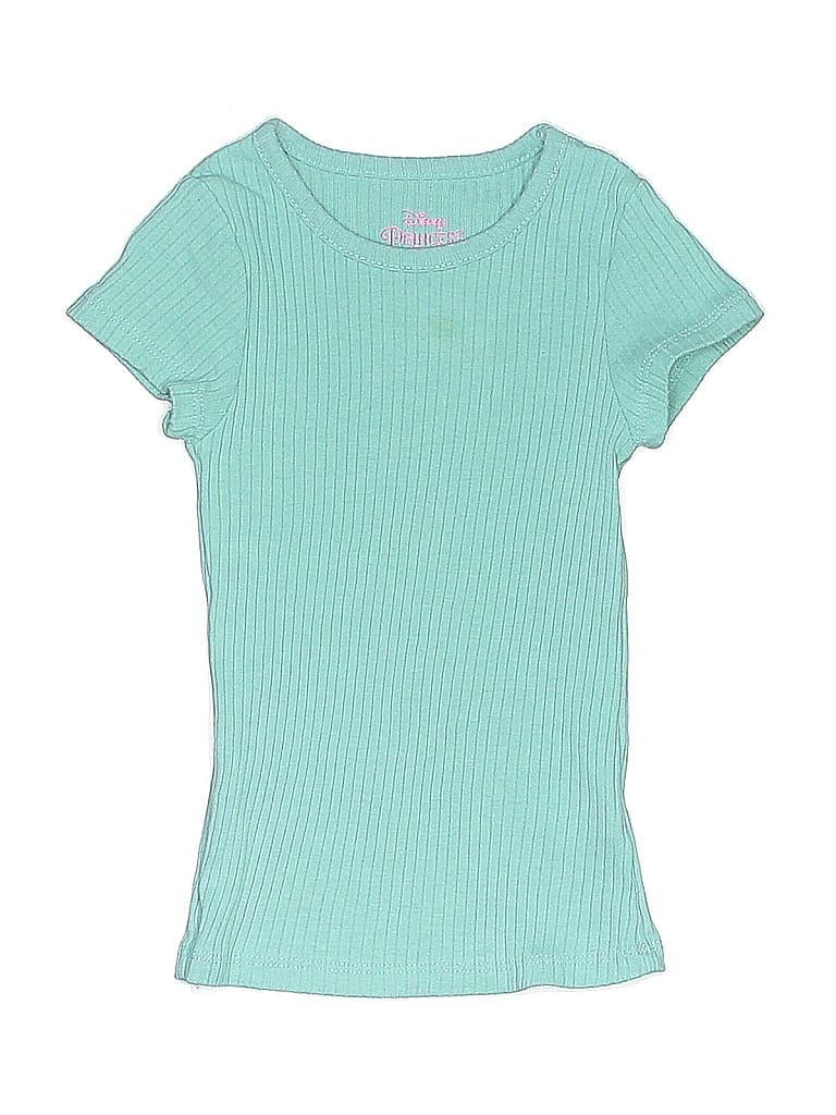Pre-owned Disney Princess Kids' Short Sleeve T-shirt In Blue