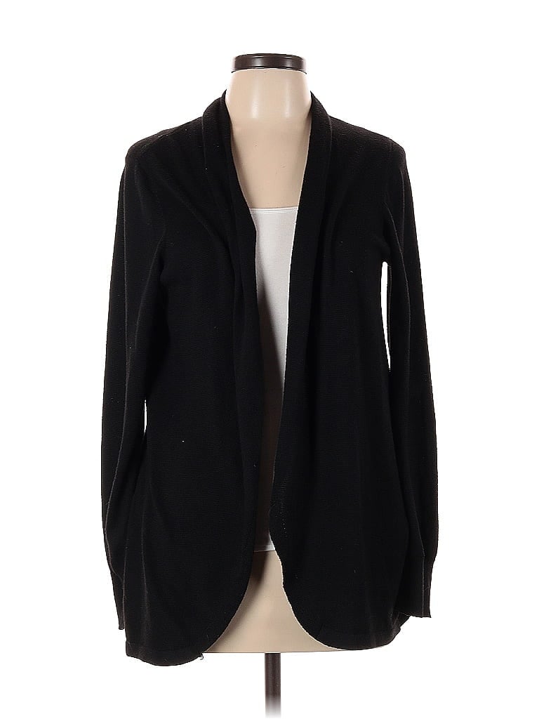 Pre-owned Ella Moss Cardigan Sweater In Black