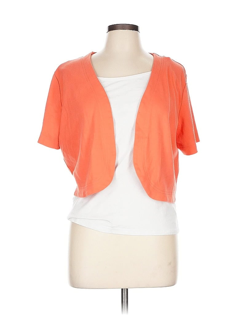 Pre-owned Blair Cardigan Sweater In Orange