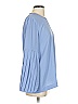 Rungolee 100% Polyester Blue Purple 3/4 Sleeve Blouse Size S - photo 4