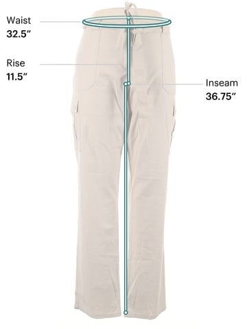 Long Elegant Legs Tan Linen Pants Size 12