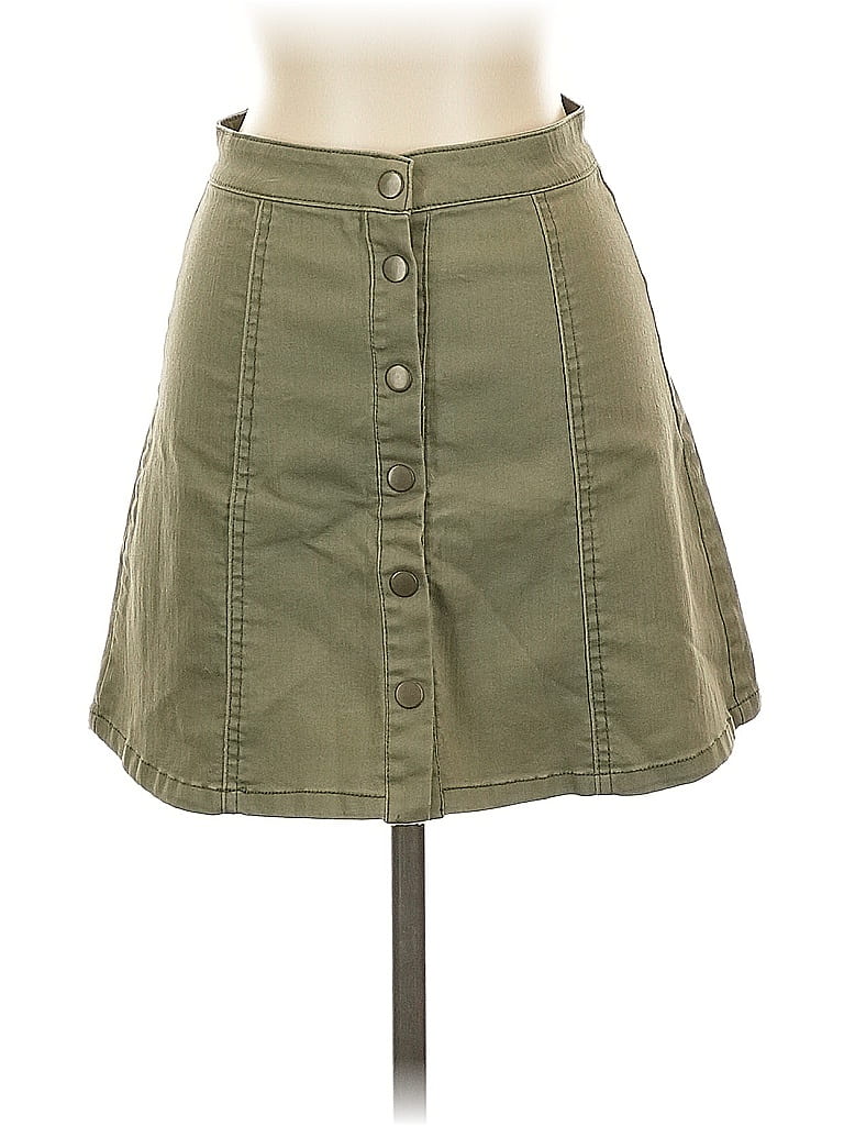 Pre-owned Blue Rain Casual Skirt In Green