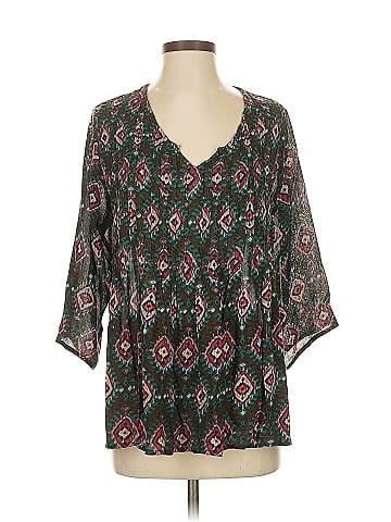 World Market 3/4 Sleeve Blouse (view 1)
