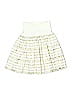 Mi Mi Sol Solid Ivory Gold Skirt Size 6 - photo 1