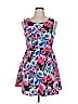 Lily Rose Floral Blue Casual Dress Size XL - photo 1