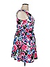 Lily Rose Floral Blue Casual Dress Size XL - photo 4