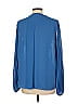 AKRIS 100% Polyester Blue Long Sleeve Blouse Size L - photo 2