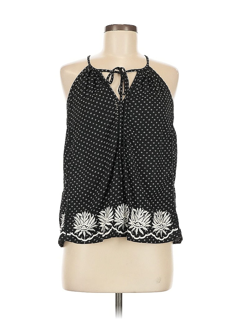 Pre-owned Ranna Gill Sleeveless Blouse In Black