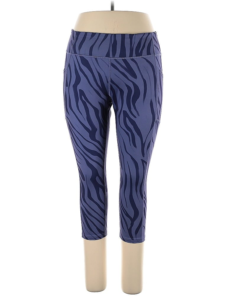 Pre-owned Tek Gear Active Pants In Blue