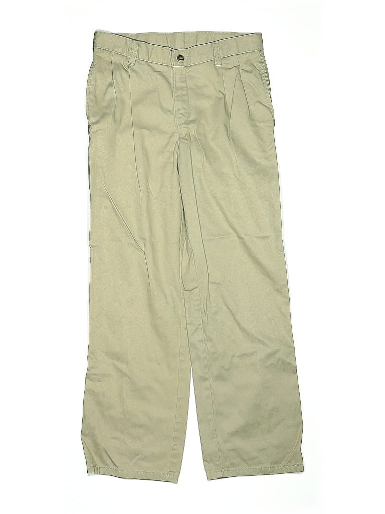 Pre-owned Chaps Kids' Khaki Pant In Green
