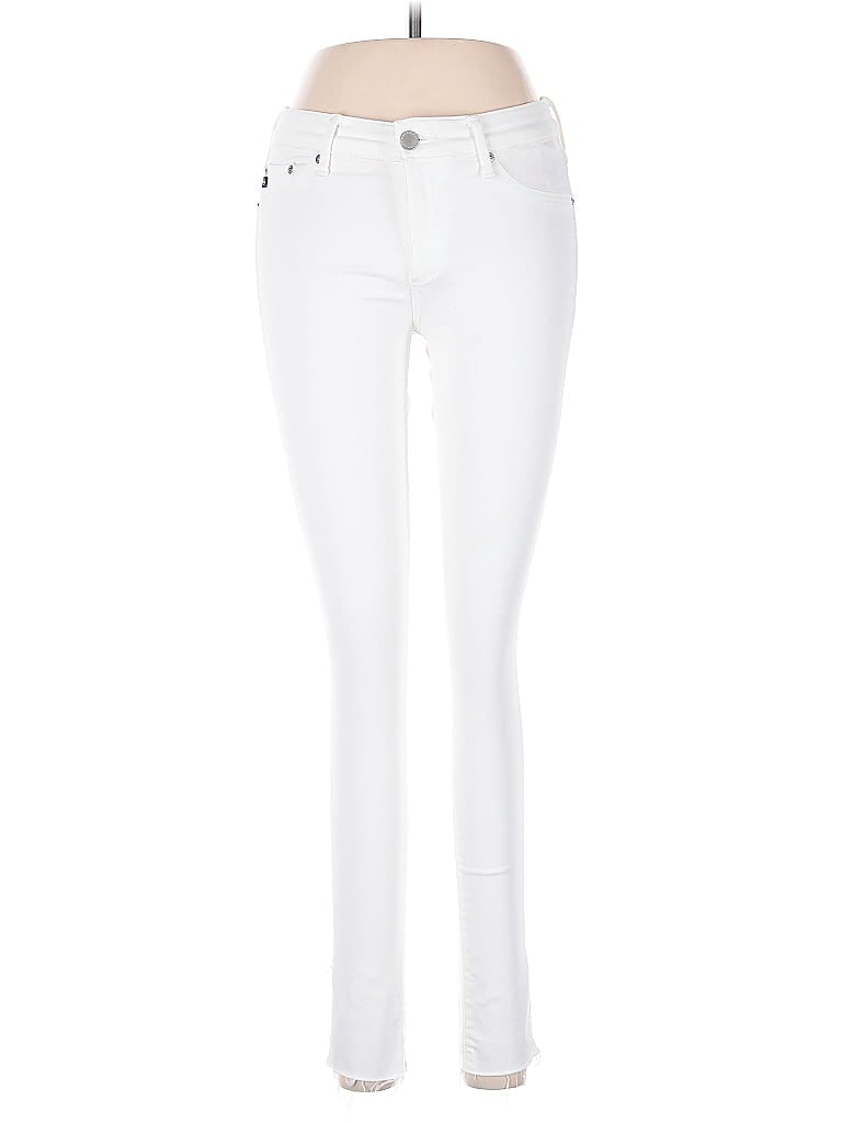 Pre-owned Adriano Goldschmied Jeans In White