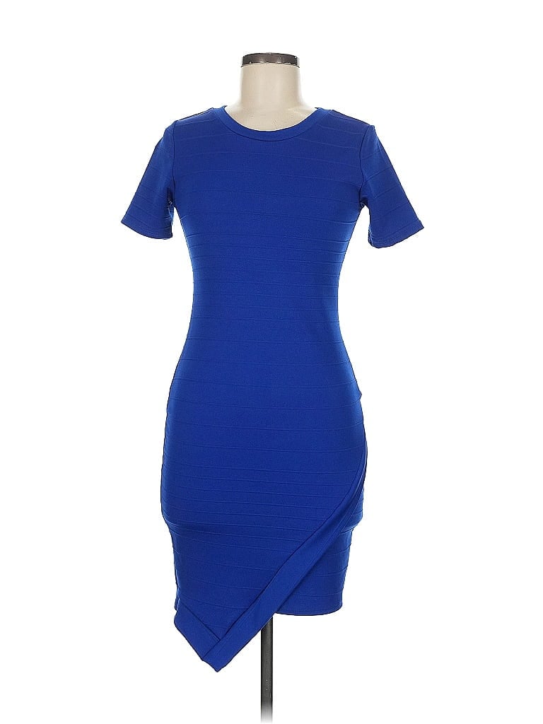 Pre-owned Vibe Sportswear Casual Dress In Blue