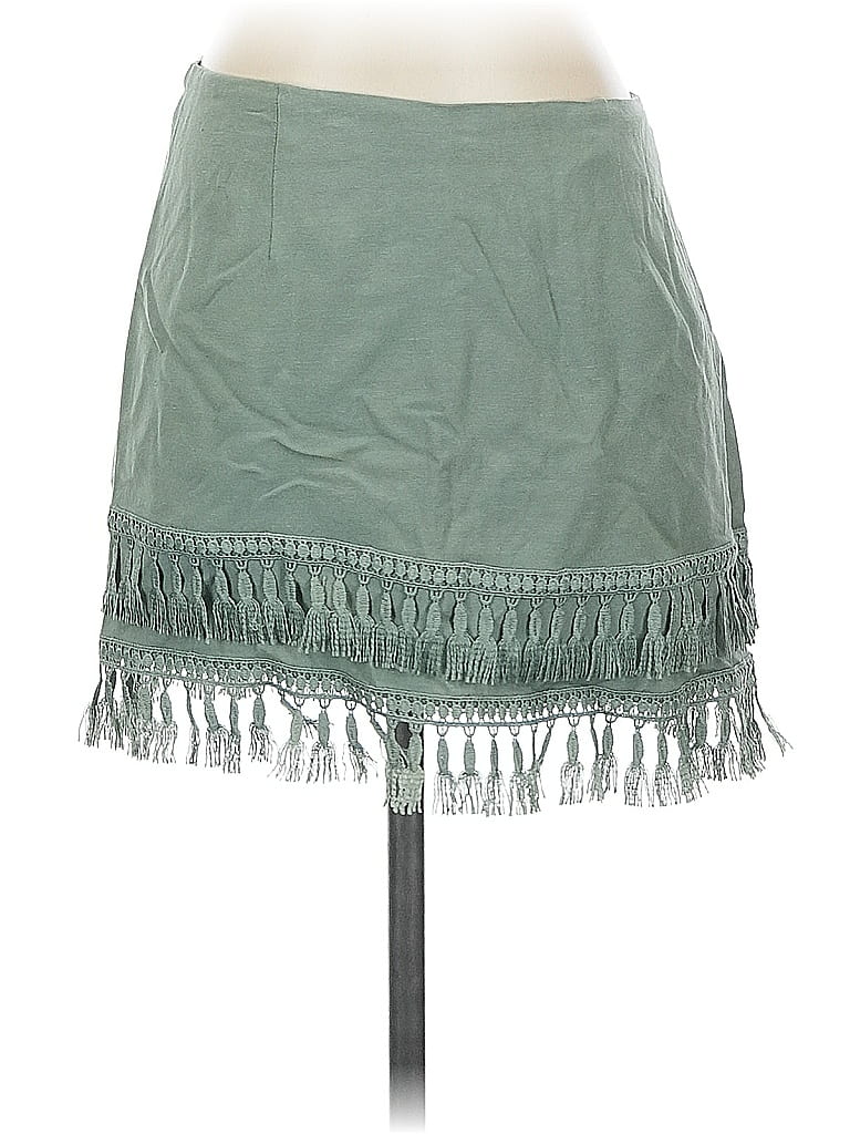 Pre-owned Lulus Casual Skirt In Green