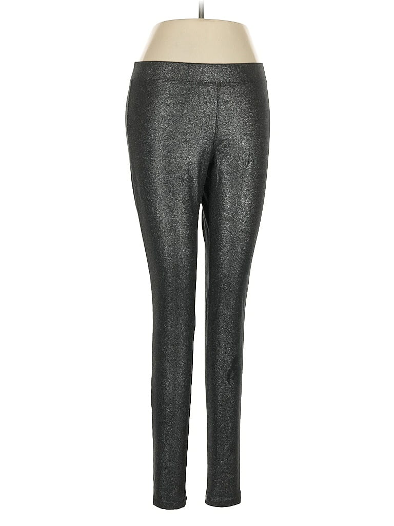 Pre-owned Express Leggings In Silver