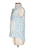 RD Style Blue Sleeveless Button-Down Shirt Size XS - photo 5