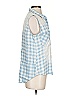 RD Style Blue Sleeveless Button-Down Shirt Size XS - photo 4