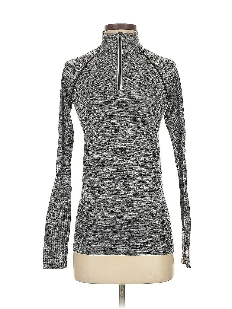 VICTORIA'S SECRET PINK Pre-owned Long Sleeve T-shirt In Gray