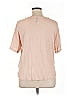 XCVI 100% Linen Pink Short Sleeve Blouse Size XL - photo 2