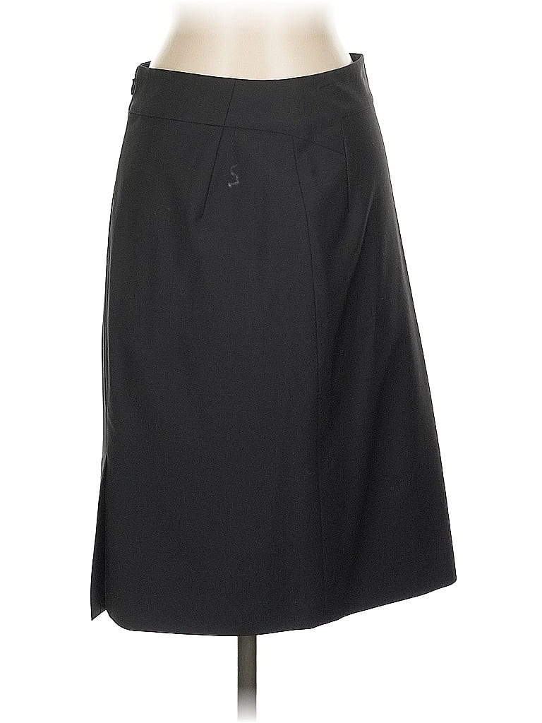Pre-owned Ann Taylor Wool Skirt In Black