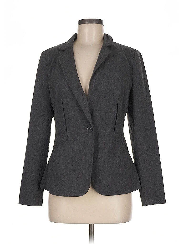 Pre-owned Laundry By Shelli Segal Blazer Jacket In Gray