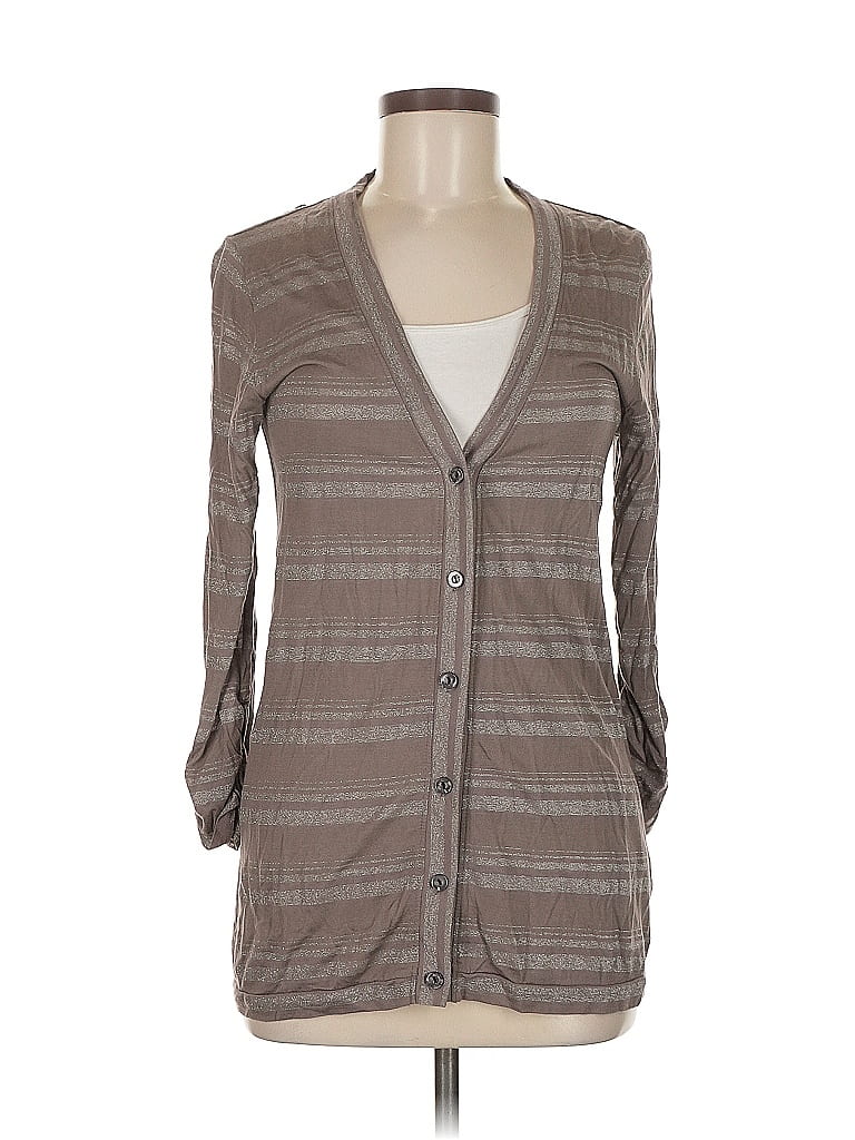 Pre-owned Banana Republic Factory Store Cardigan Sweater In Brown